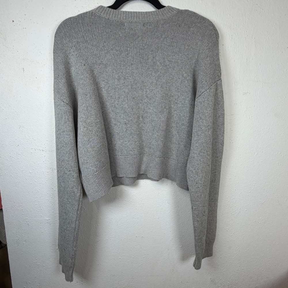 L.A. Hearts M Los Angeles Graphic Cropped Sweater Streetwear Skater Indie Retro - Picture 2 of 3